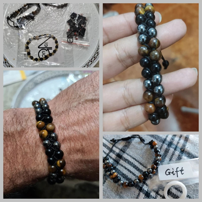 Double-layer Powerful Distance Charm Bracelets