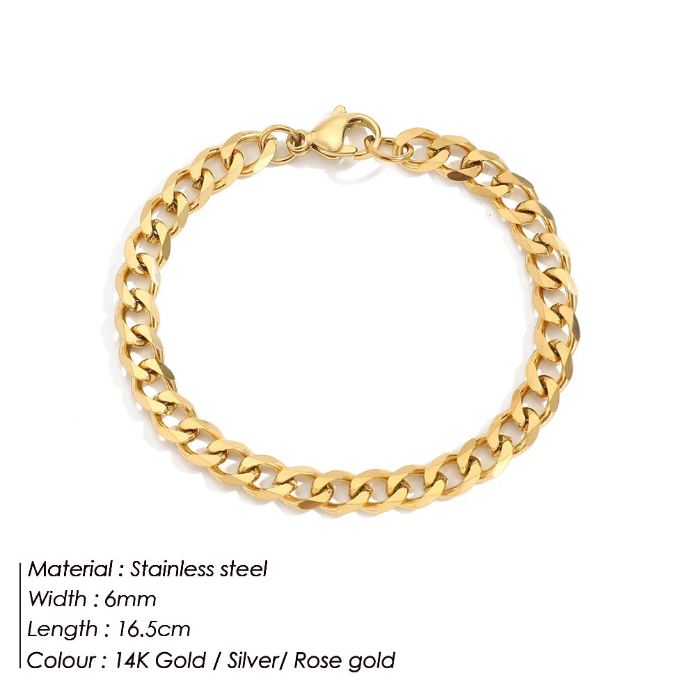 Miami Cuban Link Charm bracelets