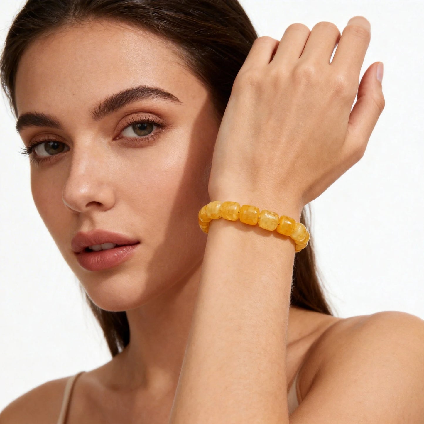Blooming Autumn Citrine Natural Stone Bracelets