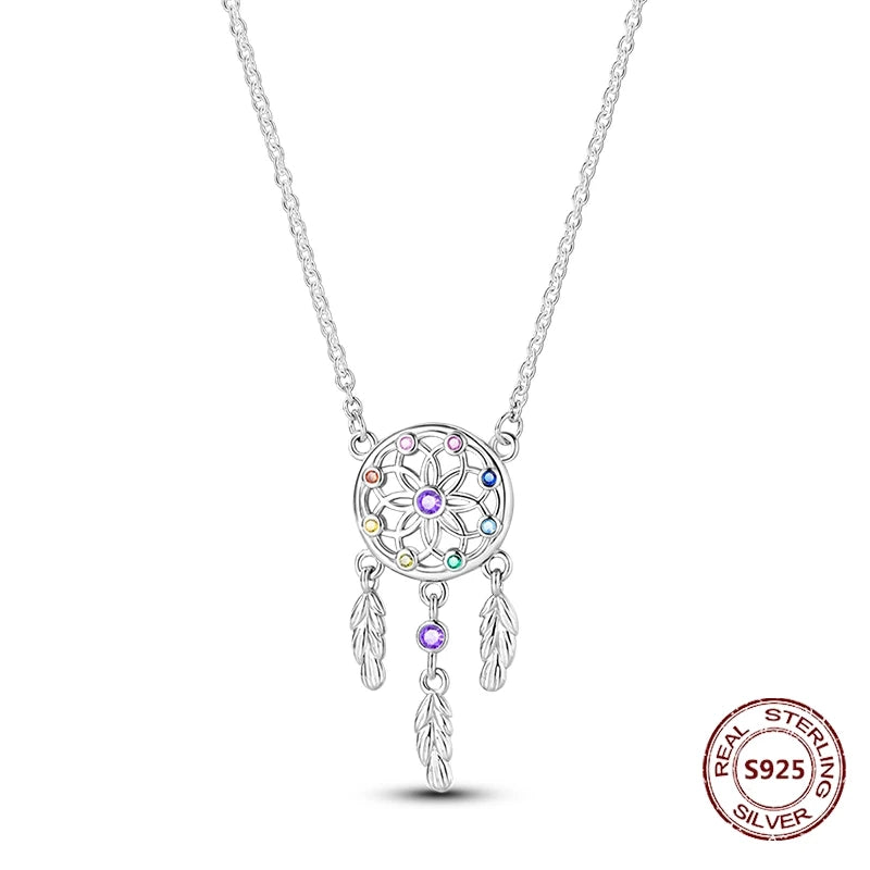 Enchanting Silver Unique Styled Necklace