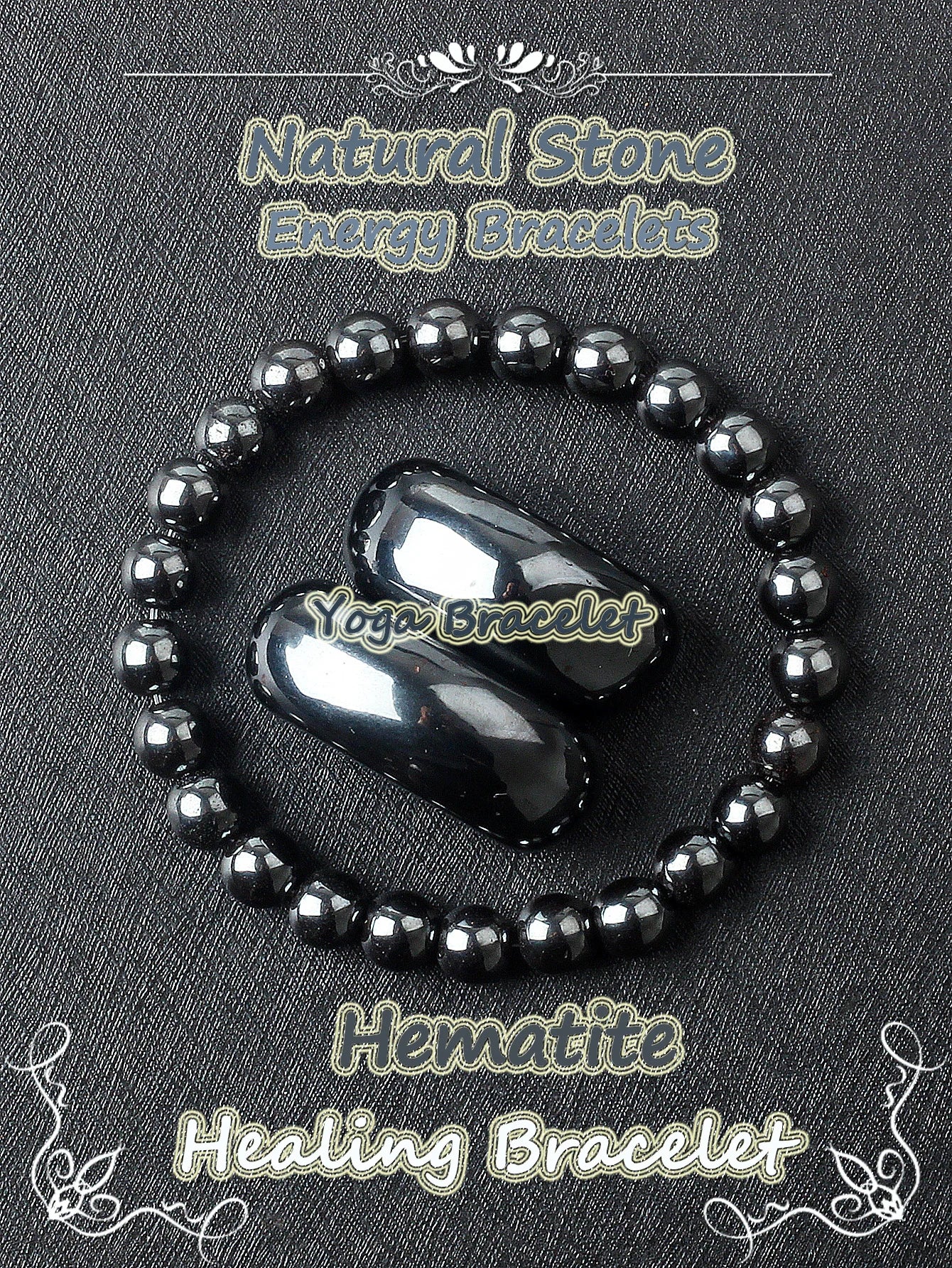 Genuine Crystal Round Healing Bracelets