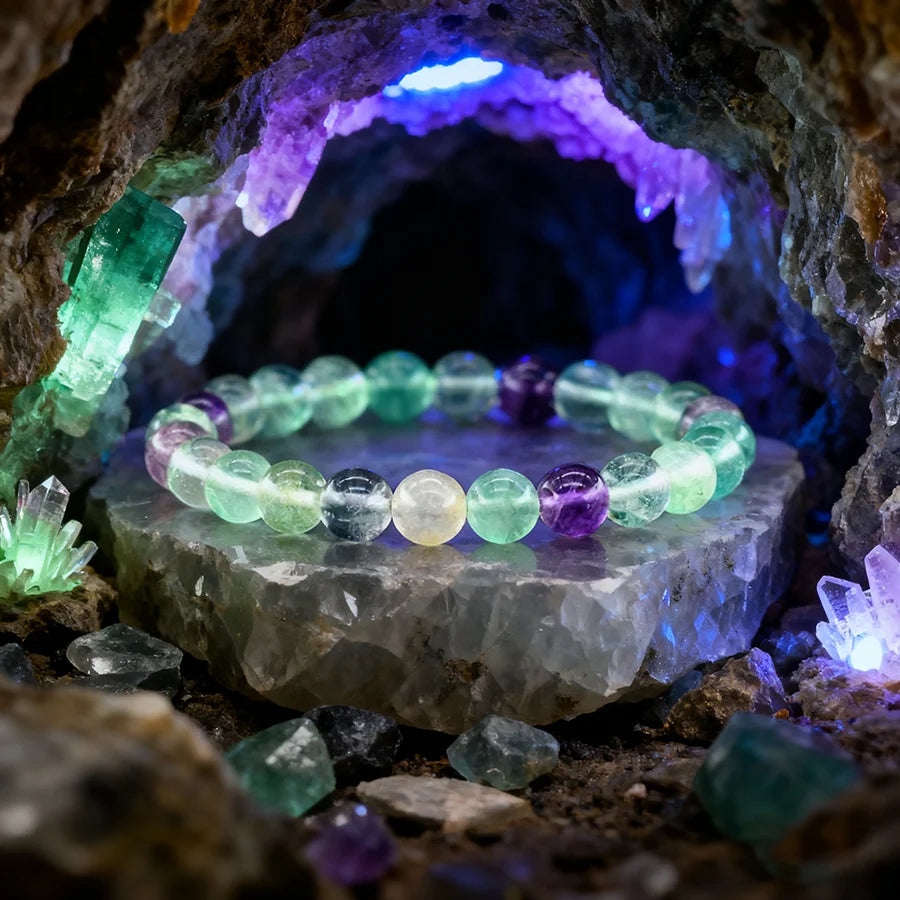 Original Beautiful Crystal Cave Natural Stone Bracelets