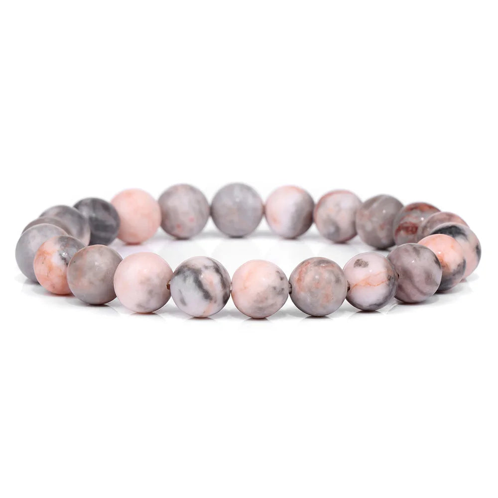 Pink Series 2 Natural Stone Bracelets