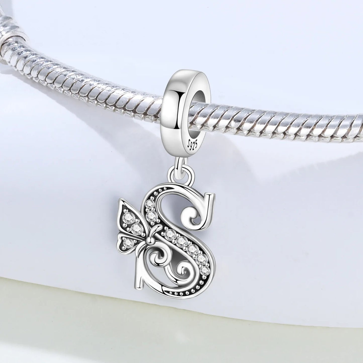 Beautiful Butterfly Alphabet & Numbers Pendant