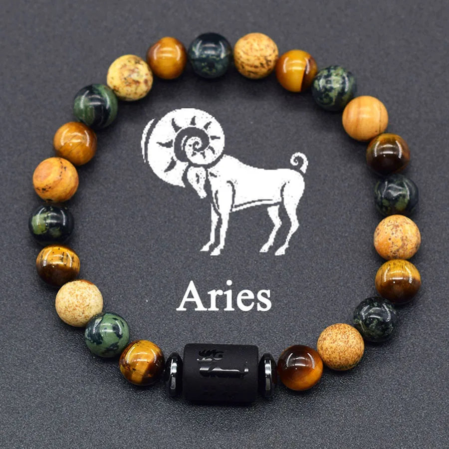 Crystal Cosmic Zodiac Sign Bracelet Constellation Bracelet