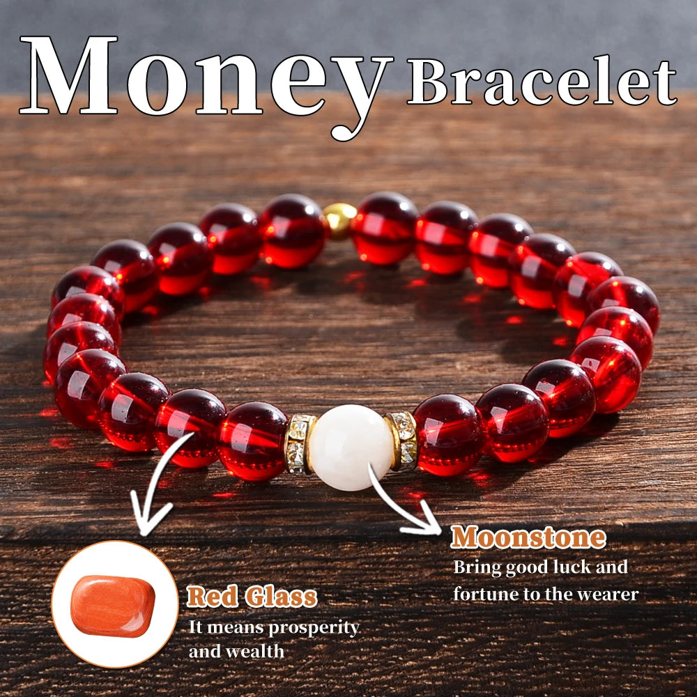 Ruby Red  Prosperity Protection Enhancement Bracelet