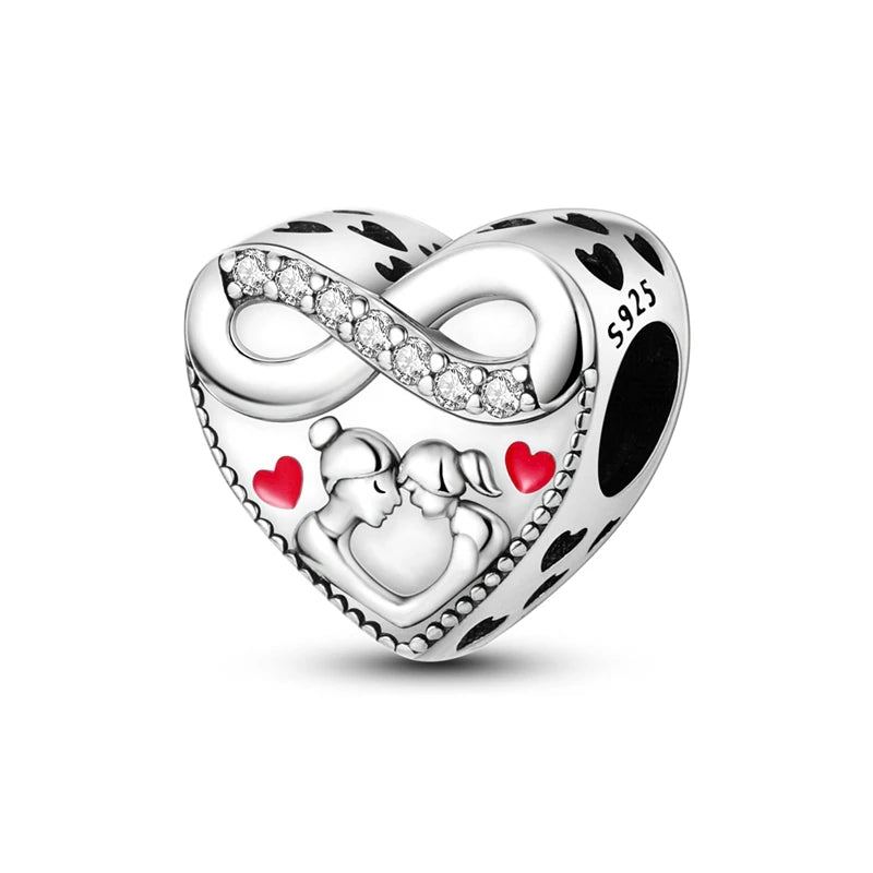 Red Cherry Strawberry Heart Warming Charm Pendants