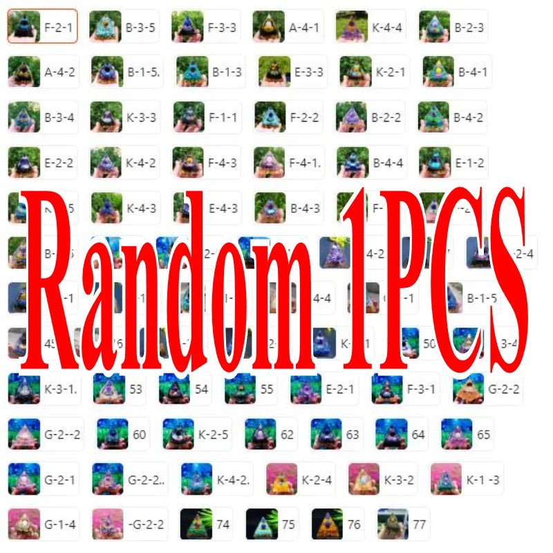 Egyptian Natural Crystal Energy Generator Pyramid