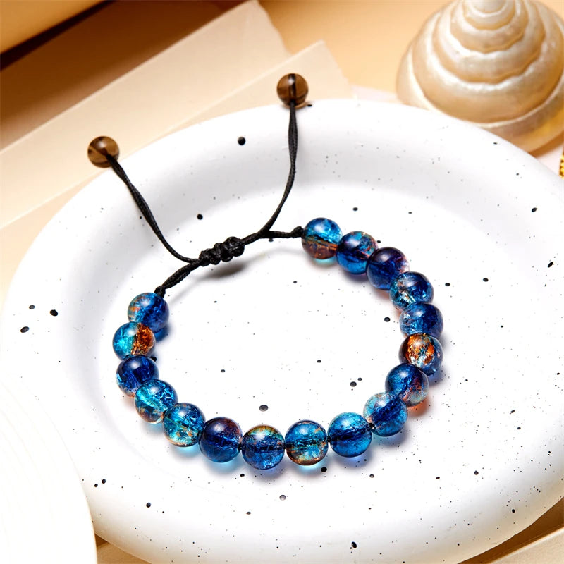 Ocean Cave Colorful Reef Crystal Glass Charm Bracelets