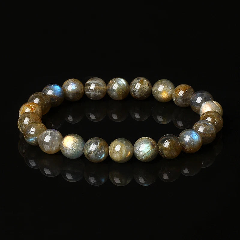Original Blue Moonstone India Labradorite Beads Bracelets