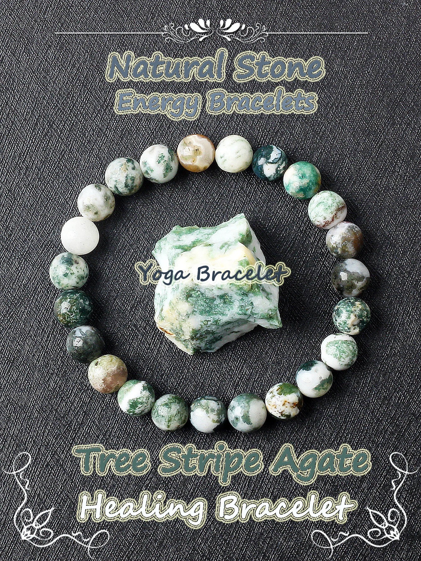 Genuine Crystal Round Healing Bracelets