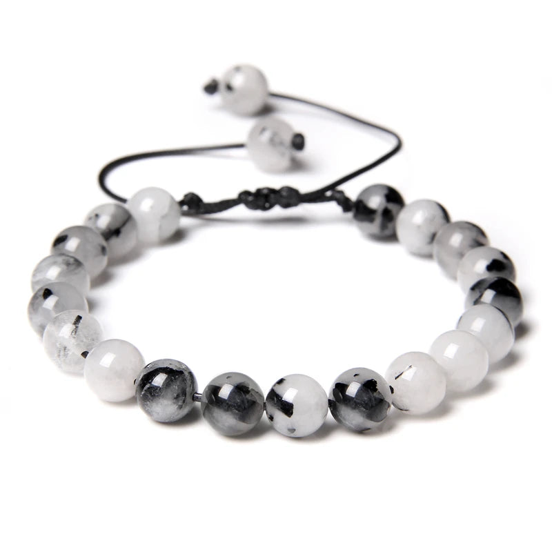 Couple Distance Energy Bracelets Natural Stone Healing