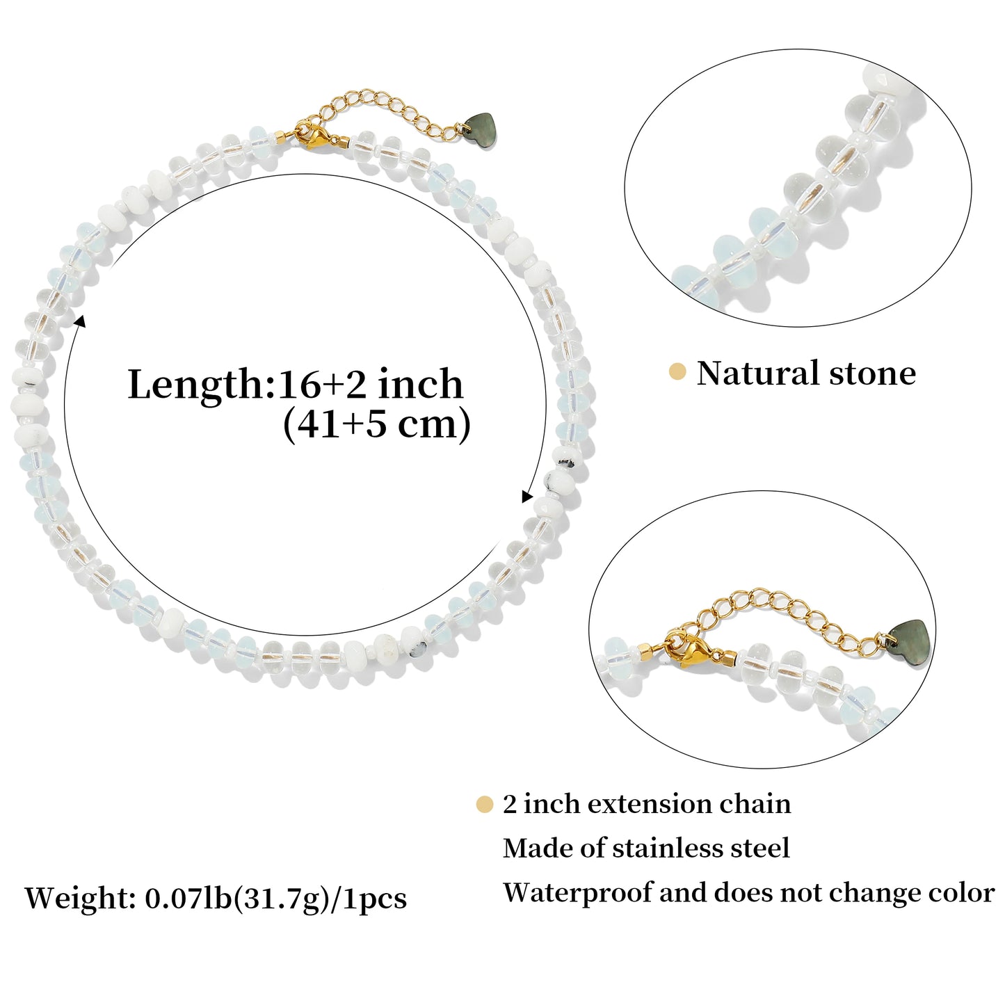 Radiant Colorful Choker Gemstone Necklace