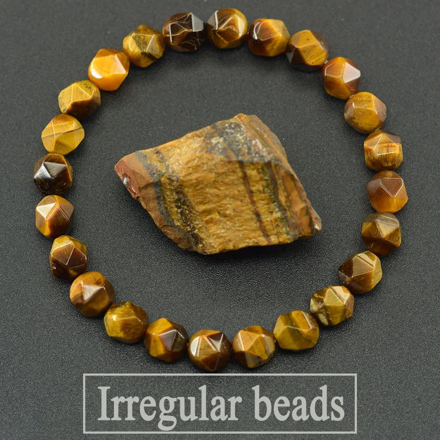 Colorful Indian Agate Bead Crystal Bracelet
