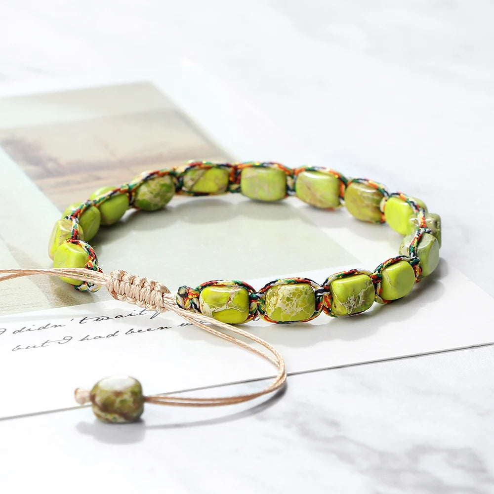 Gorgeous Imperial Stone Beaded Bracelet