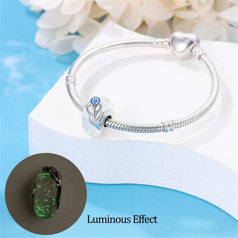 Luminous Glass Charms Beads