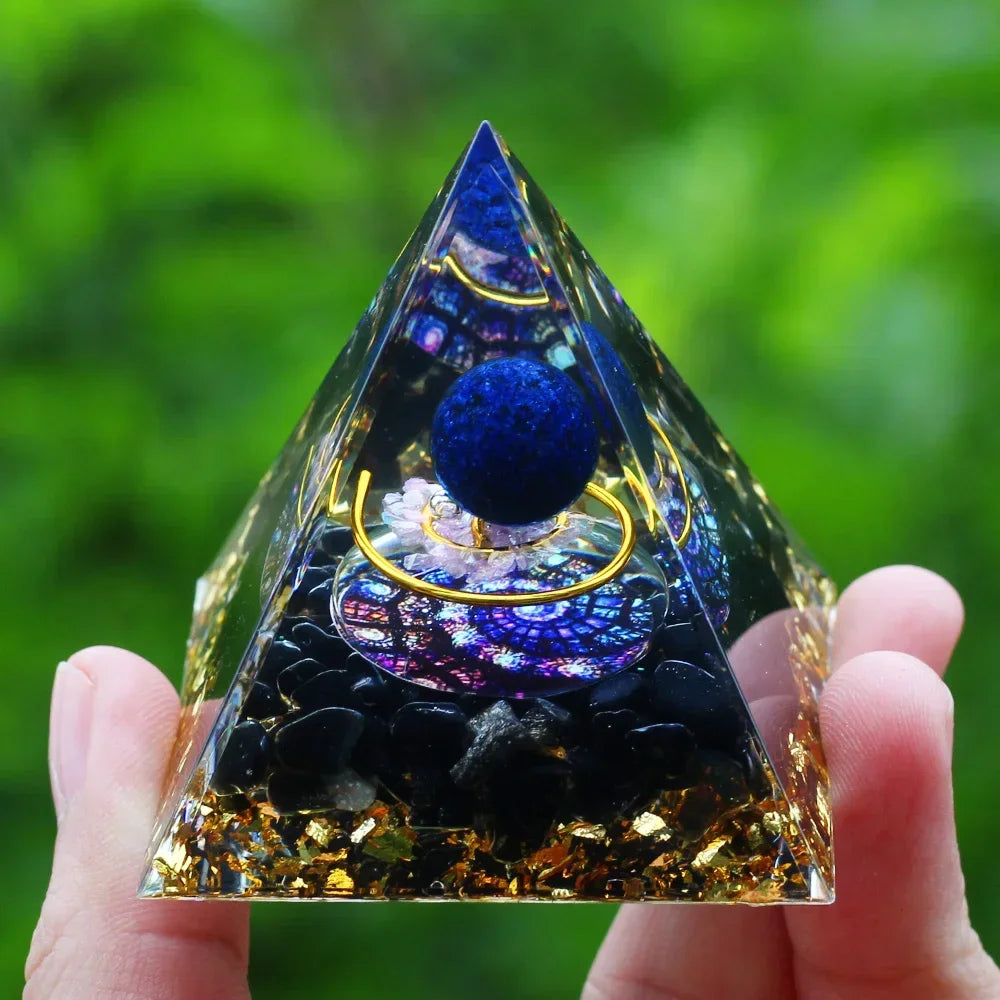 Egyptian Natural Crystal Energy Generator Pyramid