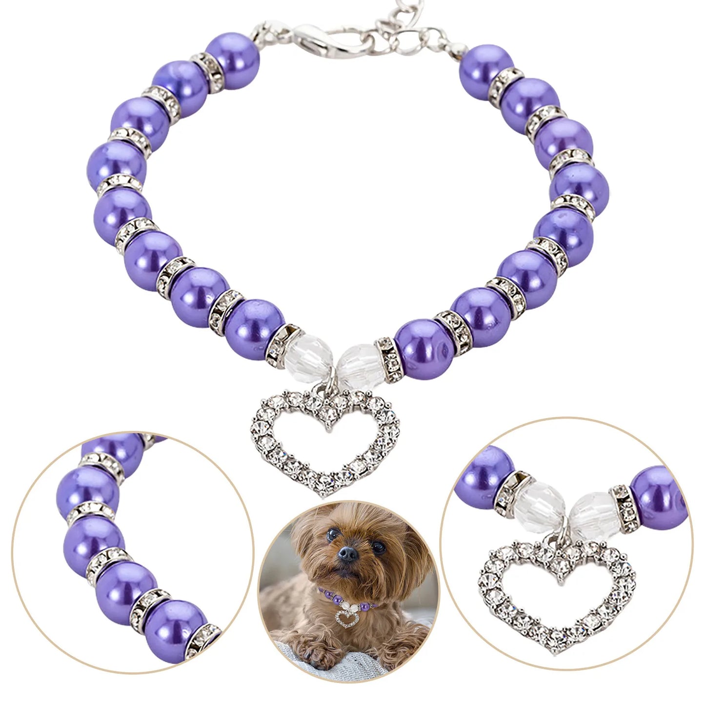 Pearls And Diamonds Dog & Cat Collars
