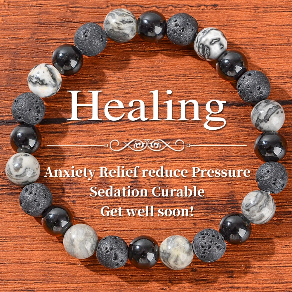 Sodalite Tiger Eye Healing Crystal Bracelet