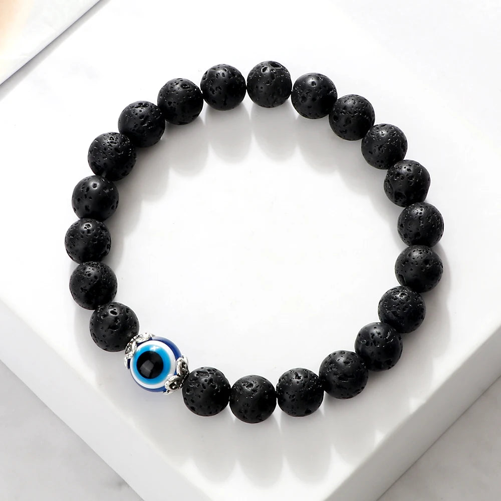 Beautiful Cat Eye Stone Beads Bracelet