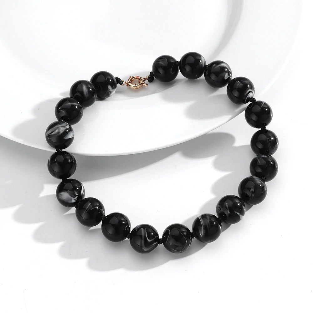 Vintage Paris Beads Choker Necklaces