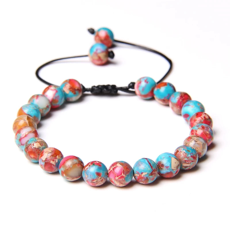 Couple Distance Energy Bracelets Natural Stone Healing