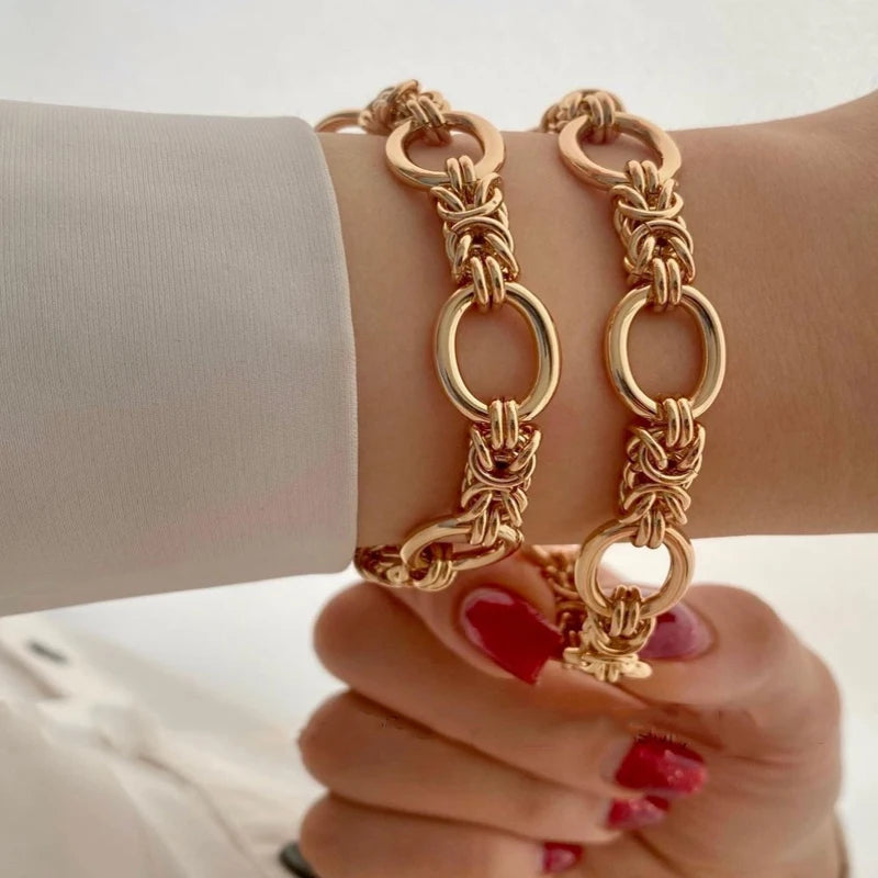 Luxury Gold Raunchy Link Bracelet