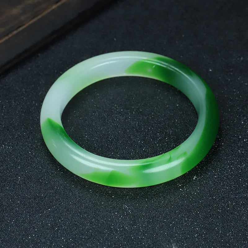 Beautiful Soft Orange & Jade Series Bangles