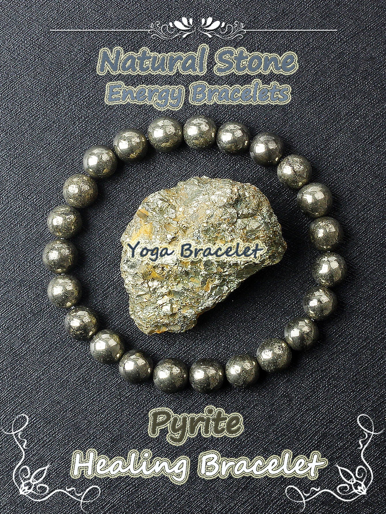 Genuine Crystal Round Healing Bracelets