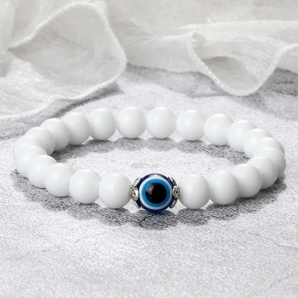 Beautiful Cat Eye Stone Beads Bracelet