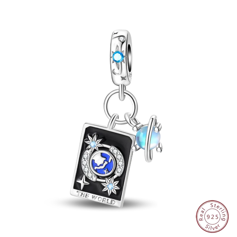 Magic Tarot Sun Moon Stars Charms Pendants