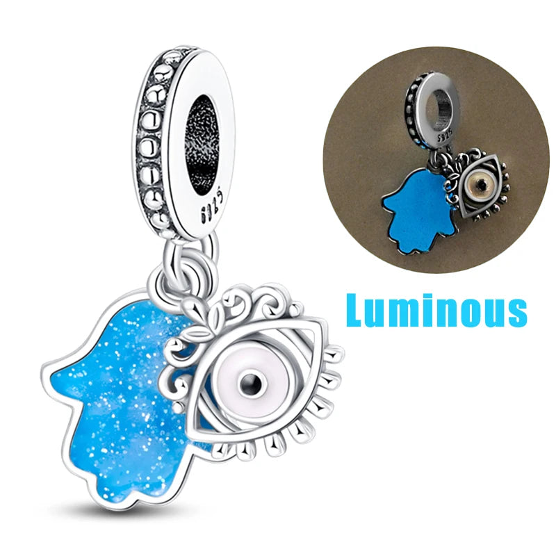 Sparkling Horus Eye Best Wishes Lucky Charms Pendants