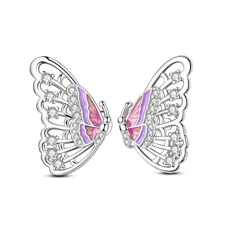 Elegantly Shaped Sparkling Pave Earrings