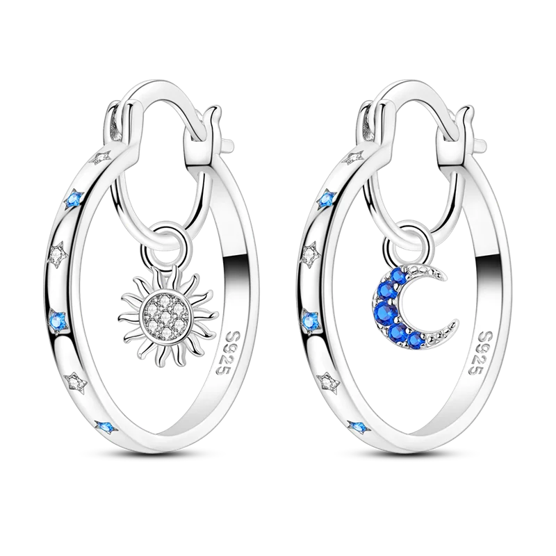 Elegantly Shaped Sparkling Pave Earrings
