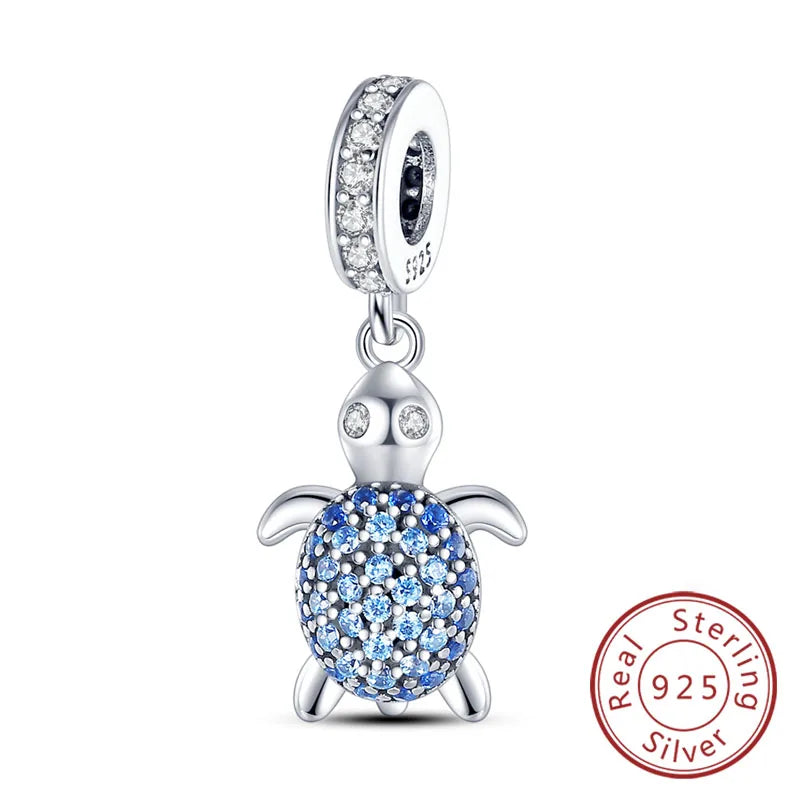 Summer Ocean Blue Pendant Charms