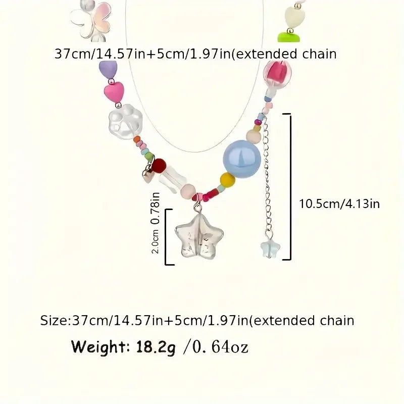Candy Charms Colorful Necklace