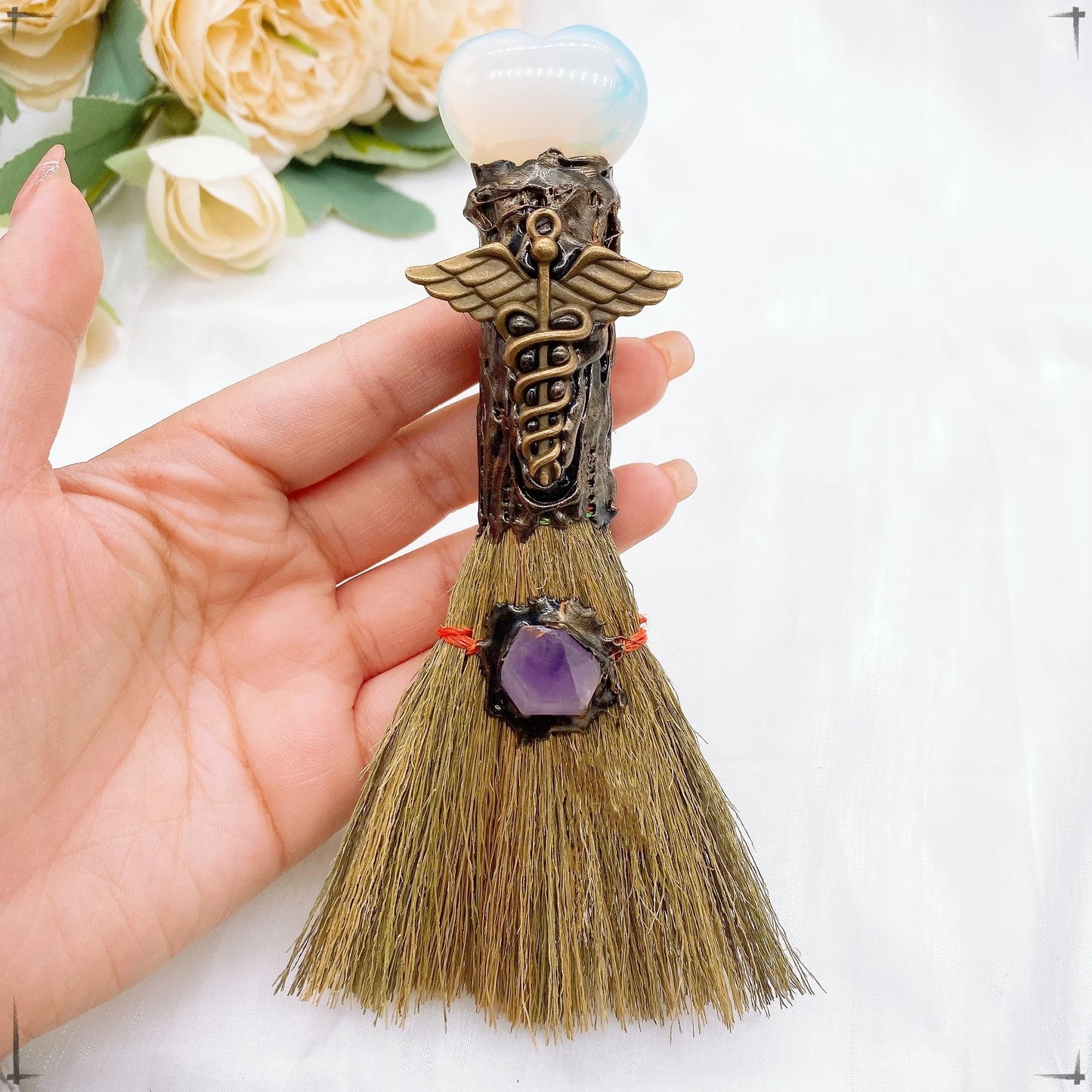 Animal Gem Love Crystal Magic Broom