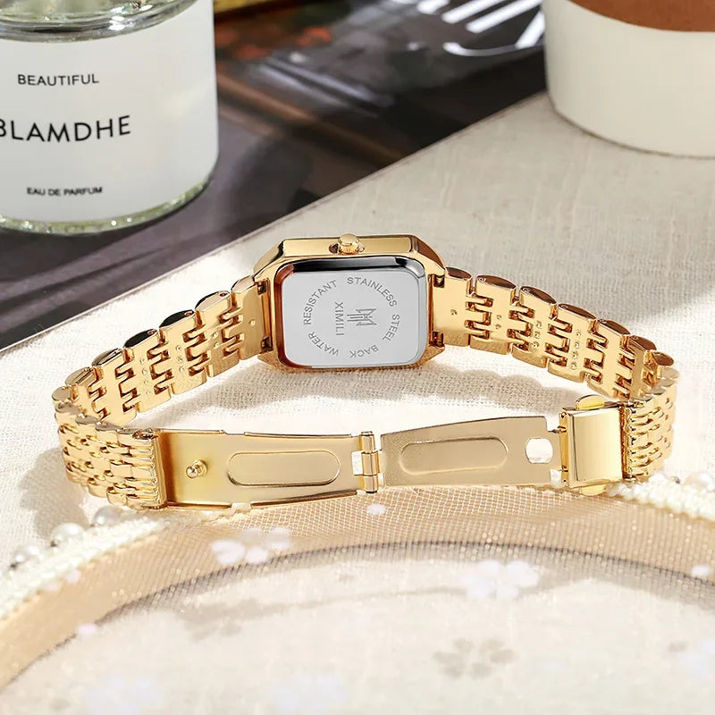 Luxury Quartz Elegant Simple Square Watches