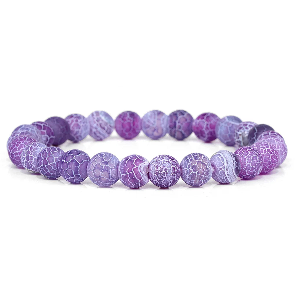 Royal Fire Dragon Purple Stone Bracelets