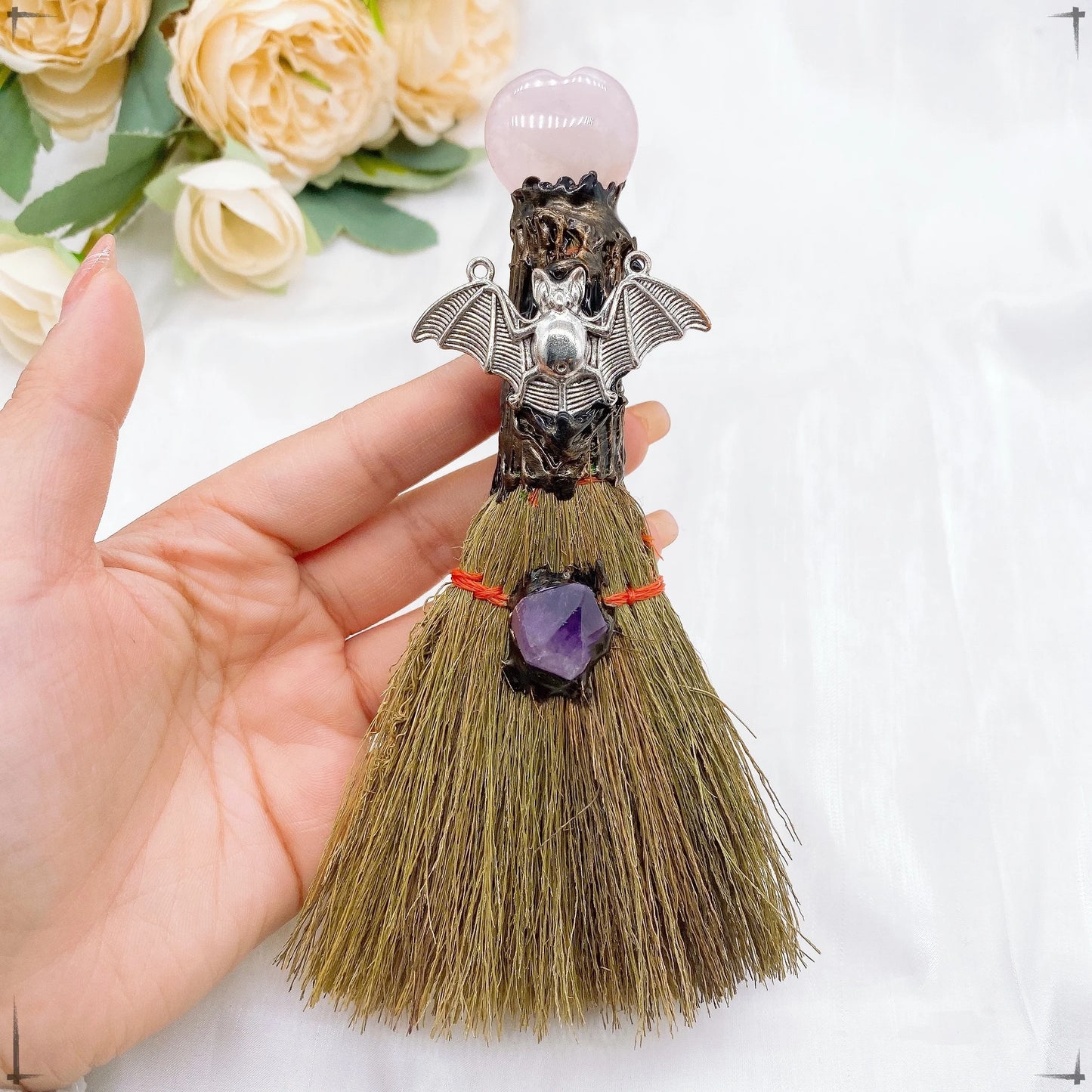 Animal Gem Love Crystal Magic Broom