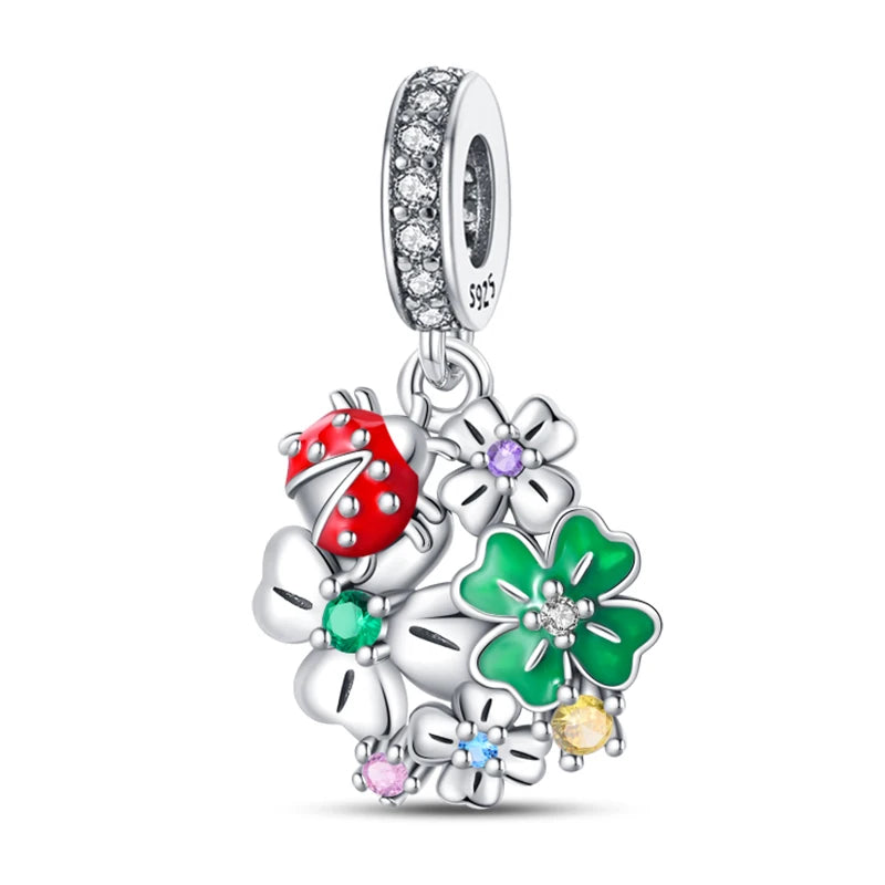 Romantic Bouquet Flower Love Language Theme Charms