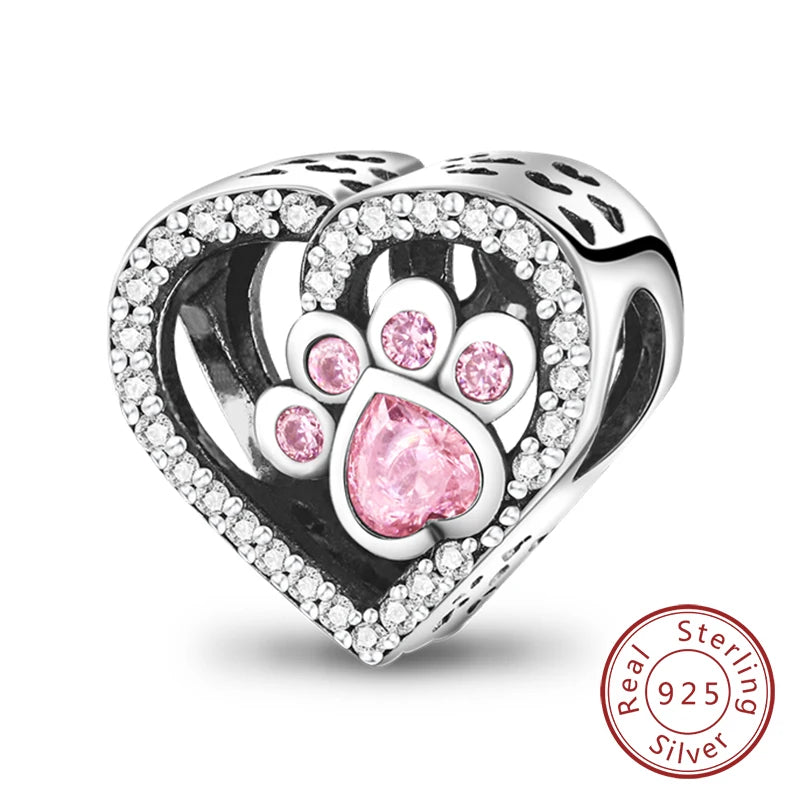 Gorgeous Heart Beat Family Charm Pendants