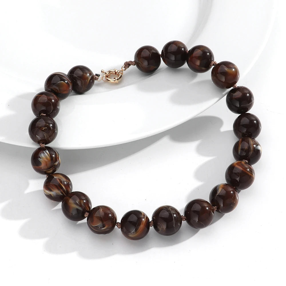Vintage Paris Beads Choker Necklaces