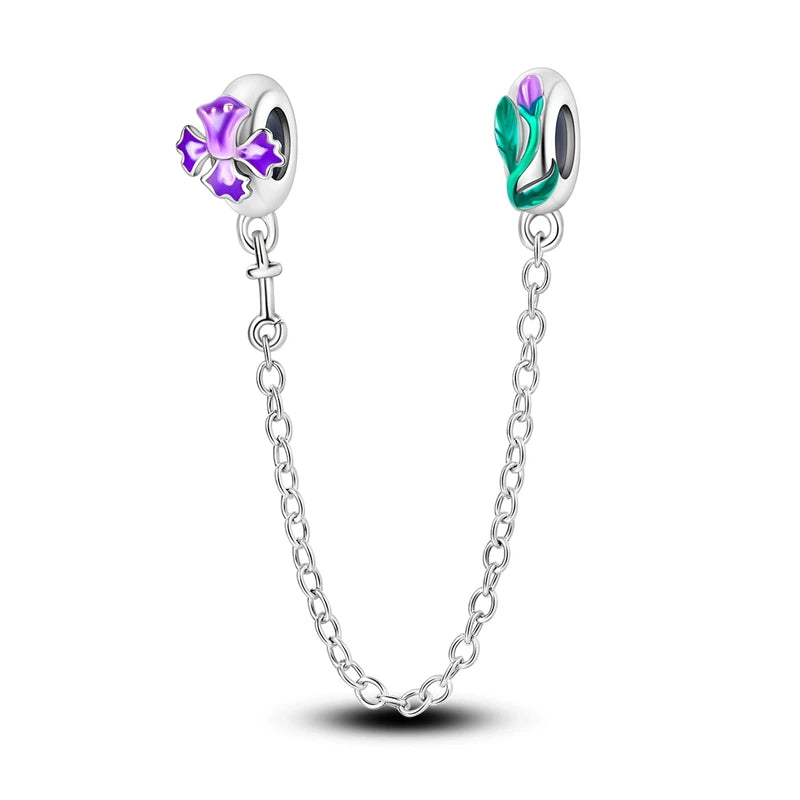 Romantic Bouquet Flower Love Language Theme Charms