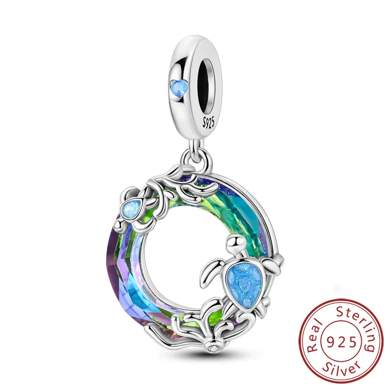 Summer Ocean Blue Pendant Charms