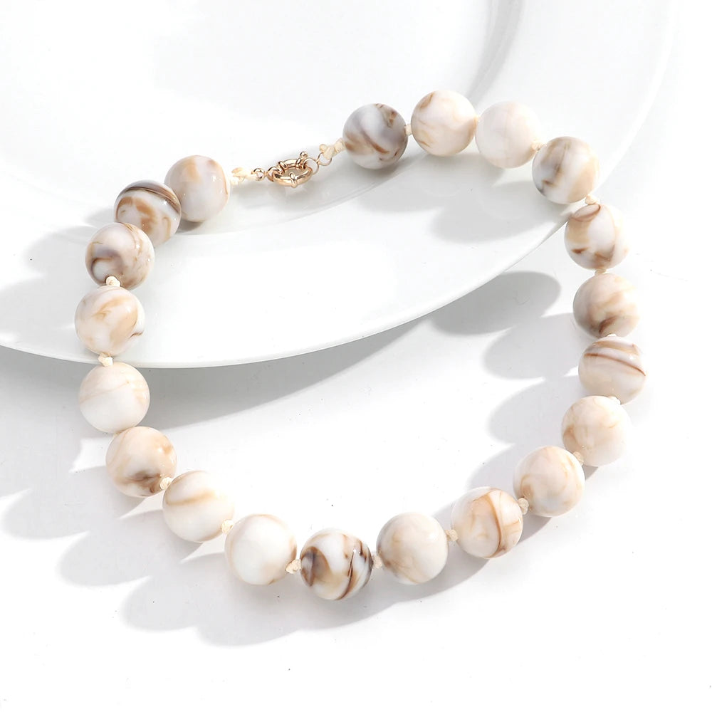 Vintage Paris Beads Choker Necklaces