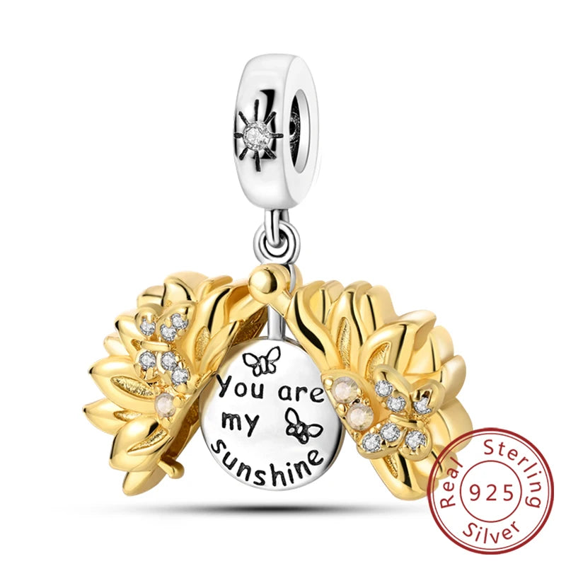 Gold Series 2 Charm Pendants