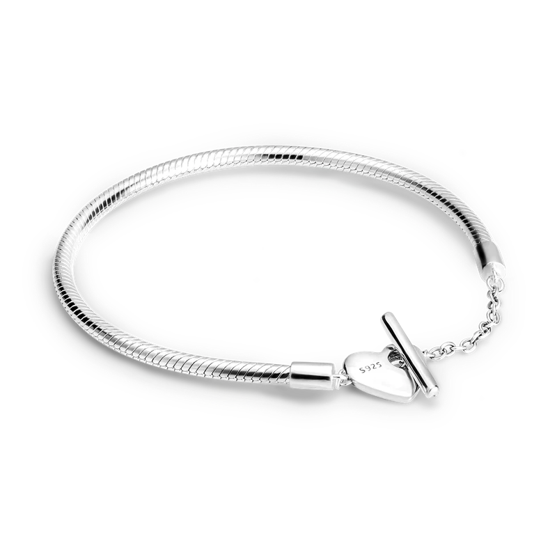 Charm Add-on Sterling Silver Pendant Bracelet