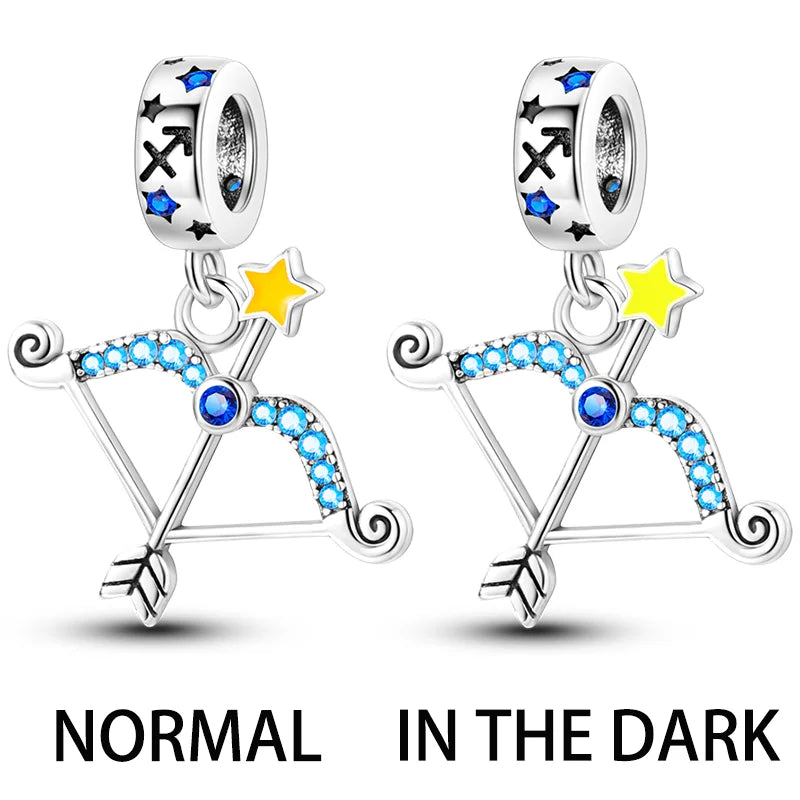 Icy Blue Winter Series Charms Pendants