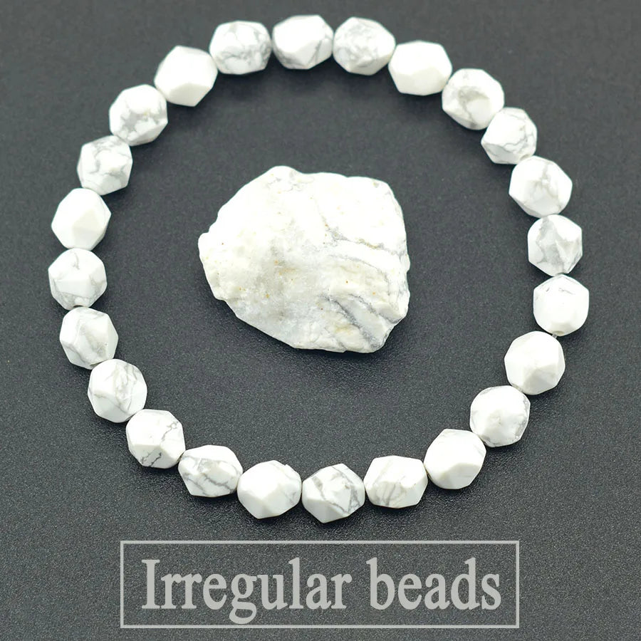 Colorful Indian Agate Bead Crystal Bracelet